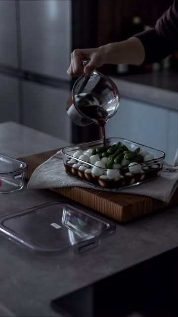 하코야 라쿠라쿠 내열유리 찬통세트